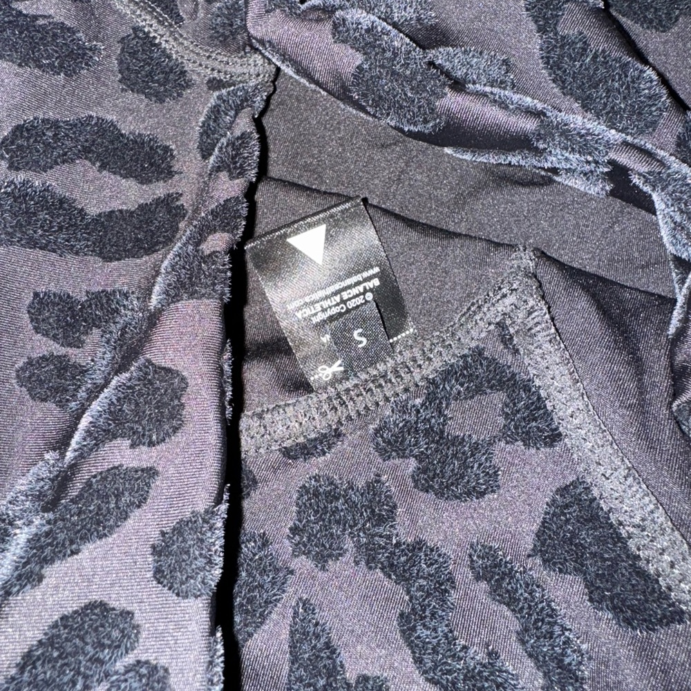 Balance Athletica Black Leopard Print Shorts - Picture 2 of 3